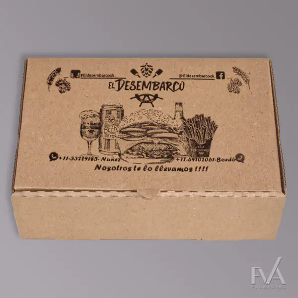 Caja Delivery Hamburguesa 