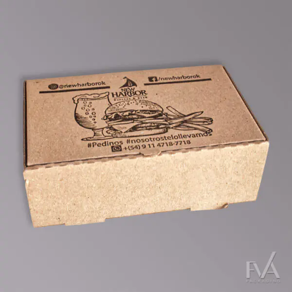Caja Delivery Hamburguesa 
