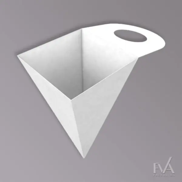 Cono papas con porta botella